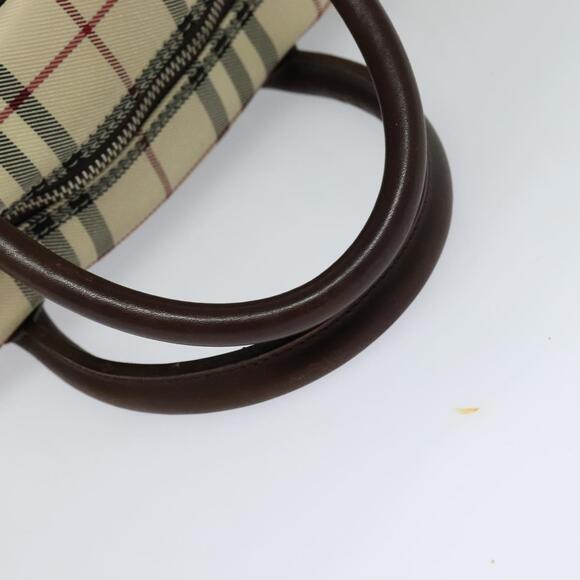 Burberry Nova Check Boston Bag Canvas Beige - Picture 7 of 16